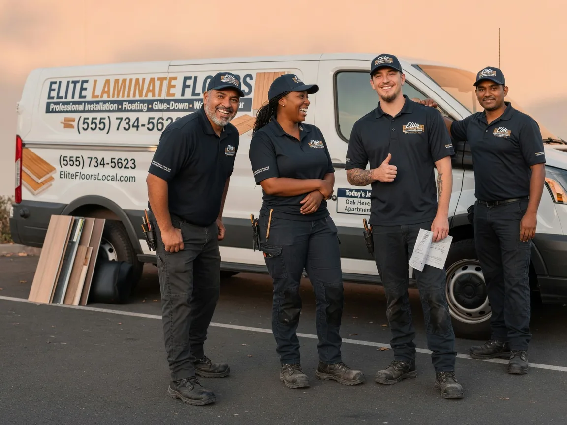 Laminate flooring installation company in Fishers, IN